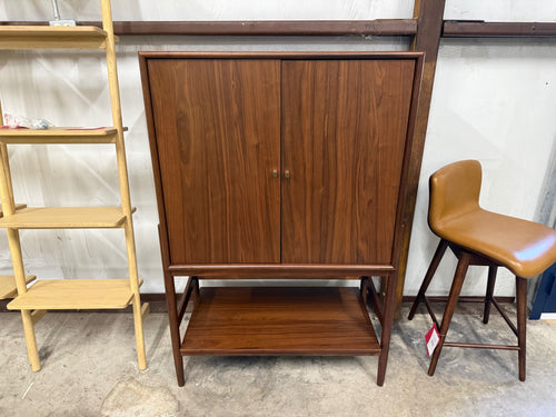 Cotu 37" Bar Cabinet - Walnut