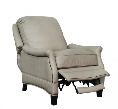 Pair of BarcaLounger Ashebrooke Leather Manual Recliners - Shoreham Cream