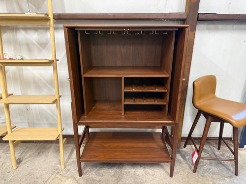 Cotu 37" Bar Cabinet - Walnut