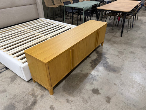 Cosgrove 78" Media Unit - Natural Oak