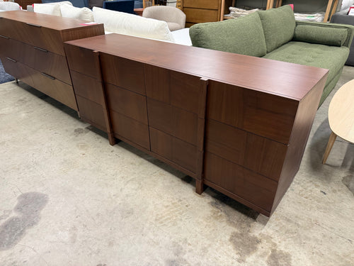 Ayra 6-Drawer Double Dresser - Walnut