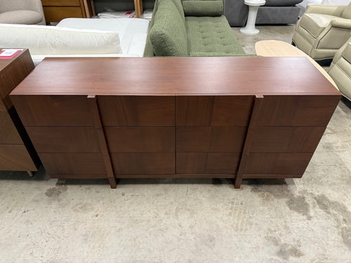 Ayra 6-Drawer Double Dresser - Walnut