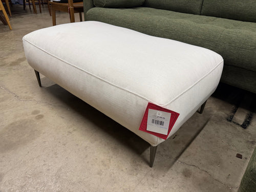 Abisko 45.5" Ottoman - Quartz White