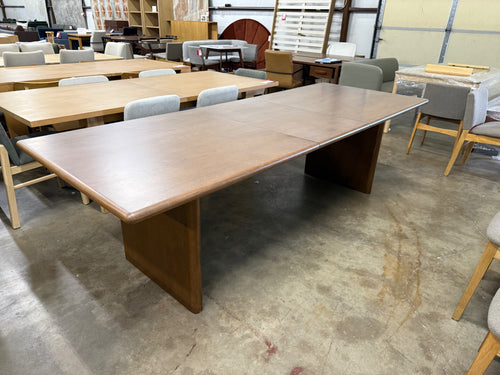 Torme 82.75" - 104.25" Extendable Dining Table - Smoked Oak