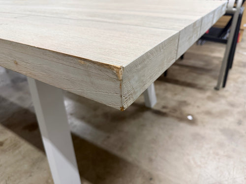 Sardis 118” Outdoor Dining Table - Driftwood Gray