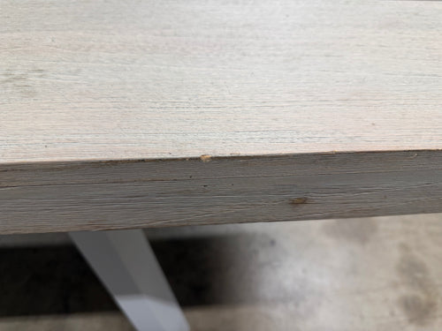 Sardis 118” Outdoor Dining Table - Driftwood Gray