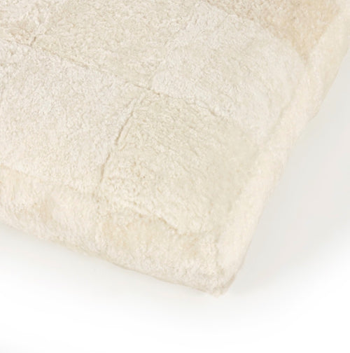 Four Hands Lavaca Floor Cushion Cover - Cream Shorn Sheepskin