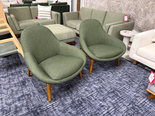 Pair of Sunny 32" Lounge Chairs - Vine Green