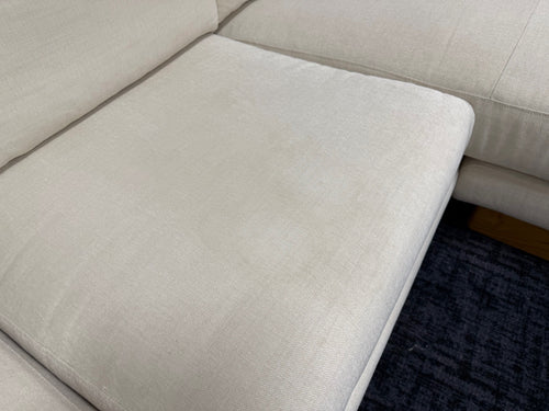 Kalok 92” Reversible Sectional - Buckler Ivory