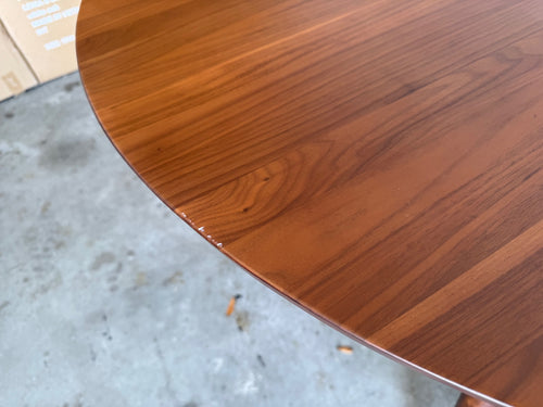 Seno 47" Round Dining Table - Walnut