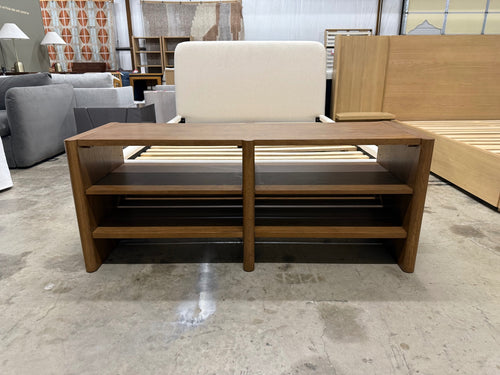 Torme 57" Bookcase, Short - Smoked Oak