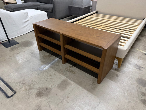 Torme 57" Bookcase, Short - Smoked Oak