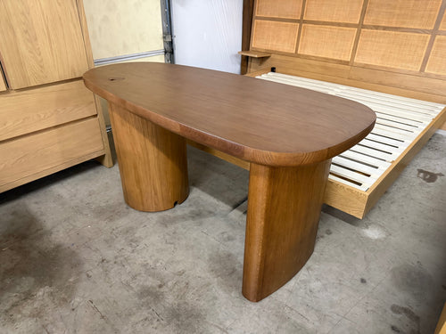 Baarlo 58.5" Desk - Smoked Oak