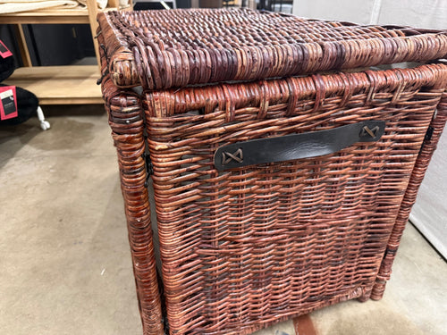 Bison Commerce Michael Wicker Storage Trunk - Brown