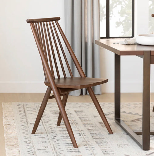 Pair of Dabo Dining Chairs - Walnut