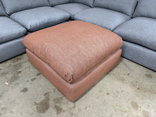 Leigh 41" Ottoman - Napa Rust