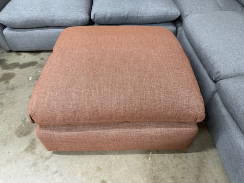 Leigh 41" Ottoman - Napa Rust