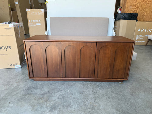 Prima 55.5" Media Unit - Walnut