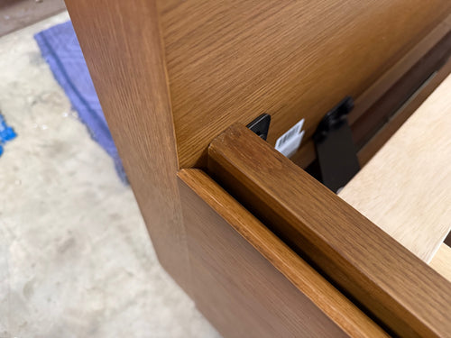 Leif Queen Storage Bed - Smoked Oak