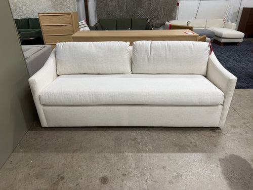 Landry 84.5" Sofa Bed - Napa White, Performance Fabric