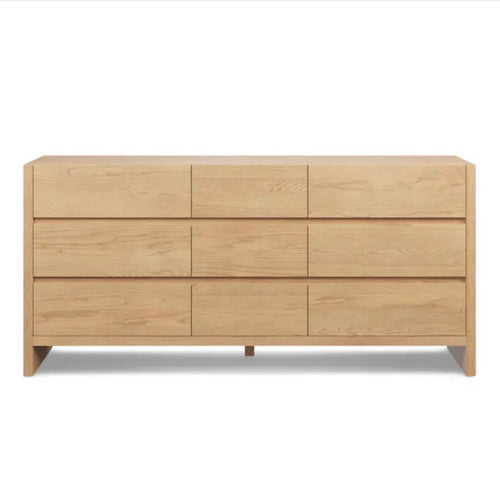 Leif 9-Drawer Triple Dresser - White Oak