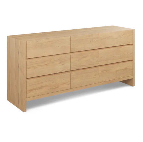 Leif 9-Drawer Triple Dresser - White Oak