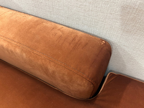 Interior Define Sloan Chaise Sectional - Rust Performance Velvet