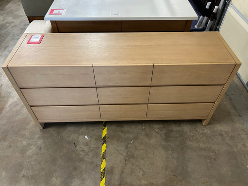 Leif 9-Drawer Triple Dresser - White Oak