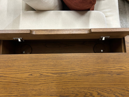 Torme 70" Desk - Smoked Oak