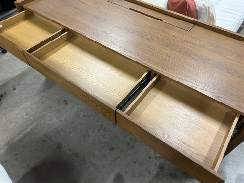 Torme 70" Desk - Smoked Oak