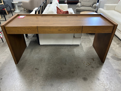 Torme 70" Desk - Smoked Oak