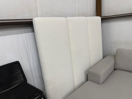 Noel Queen Tall Headboard - Lunaria White Bouclé