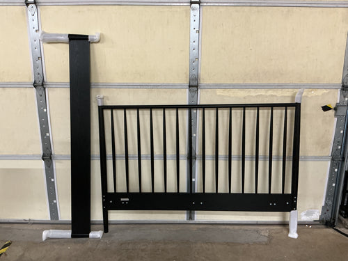 CLEARANCE Lenia Queen Headboard and Footboard Set - Black