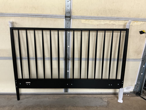 CLEARANCE Lenia Queen Headboard and Footboard Set - Black