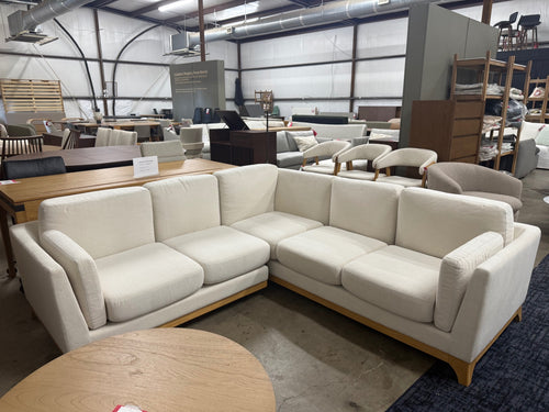 Ceni 88" Corner Sectional - Buckler Ivory