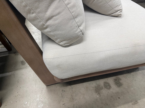 Daphne 34" Outdoor Lounge Chair - Dravite Ivory