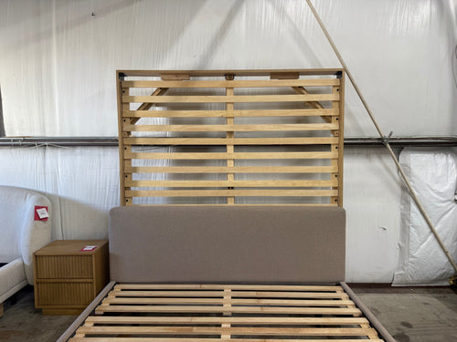 Basi King Bed Frame - White Oak