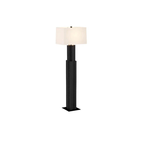 Arteriors Home Beaux Floor Lamp - Black Lava Stone