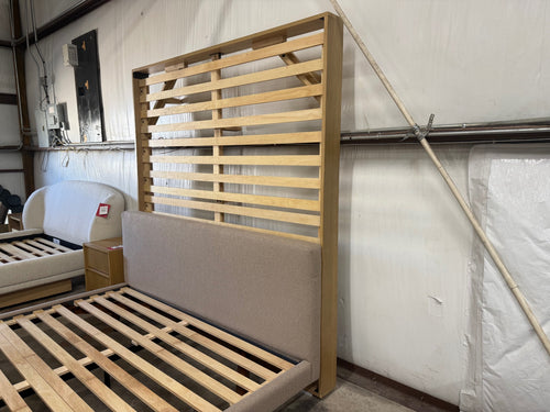 Basi King Bed Frame - White Oak