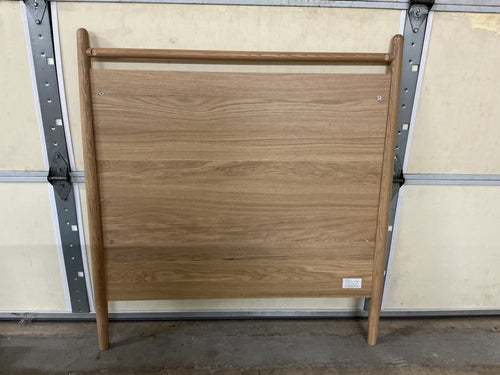 CLEARANCE Lenia Twin Headboard and Footboard Set - White Oak