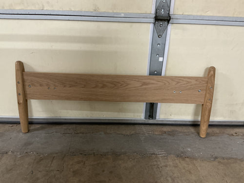 CLEARANCE Lenia Twin Headboard and Footboard Set - White Oak