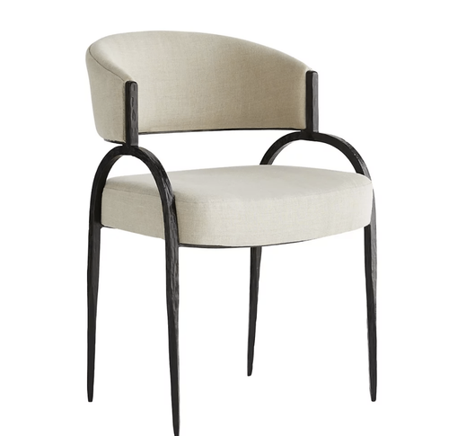 Pair of Arteriors Home Bahati Armchairs