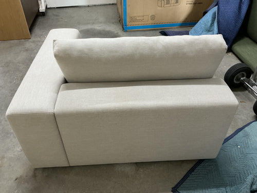 CLEARANCE Beta 49" Right Arm Chair Module - Welsh Gray