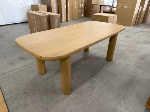 Adel 82.5" Dining Table - White Oak