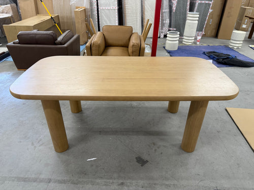 Adel 82.5" Dining Table - White Oak