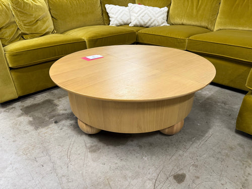 Sigrid 42.5" Storage Coffee Table - White Oak