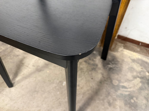 Set of 4 Gusfa Stackable Dining Chairs - Black