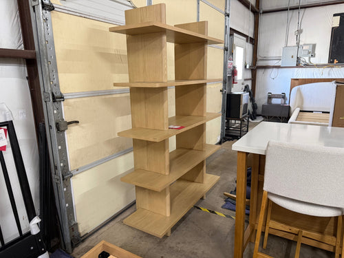 Torme 48" Bookcase, Tall - White Oak