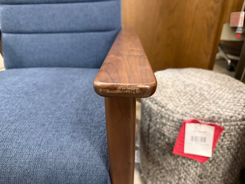 Ellow 28.5" Reclining Lounge Chair - Lennox Blue