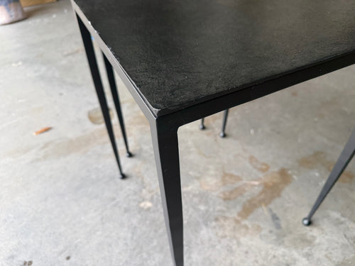 Four Hands Dalston Nesting End Tables - Raw Black